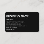 Luxuary MLM Premium Visitenkarte (Rückseite)