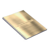 Luxur Gold Foil Beruflich Girly Notizblock (Rechte Seite)