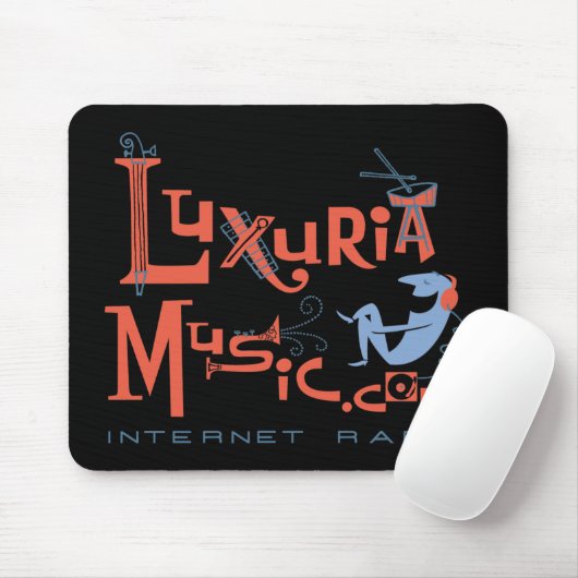 LuxuriaMusic Mousepad - Schwarzes (Mit Mouse)