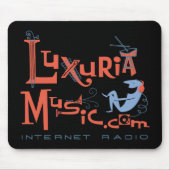 LuxuriaMusic Mousepad - Schwarzes (Vorne)