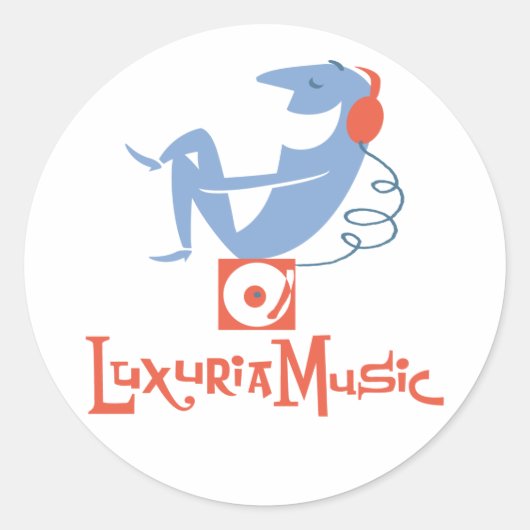 LuxuriaMusic Sticker (Vorderseite)
