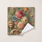 Luxuriös belaubt - gotisch Viktorianisch Badhandtuch Set (Waschlappen)