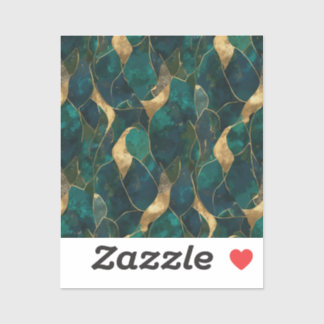 Luxuriös geometrisch Abstrakter Vinyl Sticker