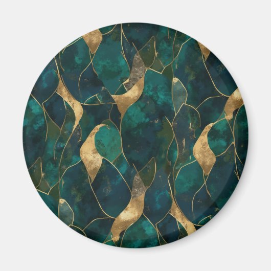 Luxuriös geometrisches Abstrakt Magnet (Vorne)