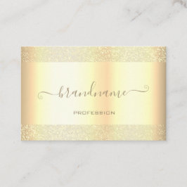 Luxuriös goldfarben mit goldenem Border-Elegant Visitenkarte