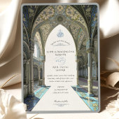 Luxuriös-islamische Hochzeitsszendenz - Inspiriert Einladung