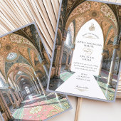 Luxuriös-islamische Hochzeitsszendenz - Inspiriert Einladung