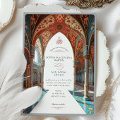 Luxuriös-islamische Hochzeitsszendenz - Inspiriert Einladung