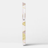 Luxuriös Marble Golden Geometric Case-Mate iPhone Hülle (Rückseite / Links)