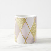 Luxuriös Marble Golden Geometric Kaffeetasse (Mittel)