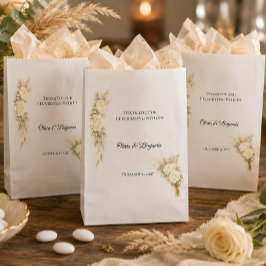 Luxuriös Rustikal mit Pampasgras-Blumen  Geschenktütchen