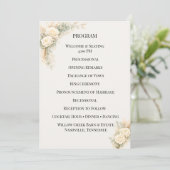 Luxuriös-rustikale Blumen mit Pampasgras Programm (Stehend Vorderseite)