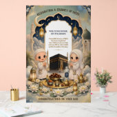 Luxuriös süß Hajj Mabroor Acrylschild (Hochzeit)