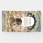 Luxuriös süßer Hajj Mabroor Banner (Horizontal)