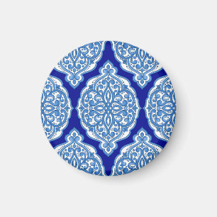 Luxuriös weiß-blau, türkisch dekoriert. magnet