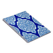 Luxuriös weiß-blau, türkisch dekoriert. notizblock (Rechte Seite)