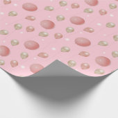 Luxuriöse 3D-Balloons mit glänzenden Lichtern Geschenkpapier (Ecke)