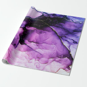 Luxuriöse abstrakte Flüssigkunstmalerei Hintergr Geschenkpapier