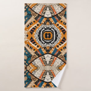Luxuriöse afrikanische Karibik Erbe Multicolor Badehandtuch