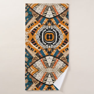 Luxuriöse afrikanische Karibik Erbe Multicolor Badehandtuch