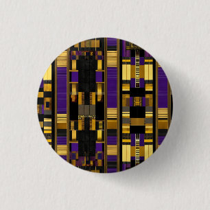 Luxuriöse afrikanische Karibik Erbe Multicolor Button