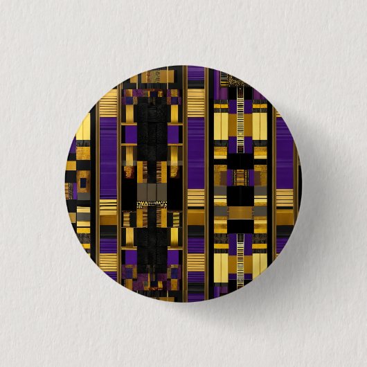 Luxuriöse afrikanische Karibik Erbe Multicolor Button (Vorderseite)