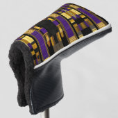 Luxuriöse afrikanische Karibik Erbe Multicolor Golf Headcover (3/4 Vorderseite)