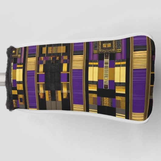 Luxuriöse afrikanische Karibik Erbe Multicolor Golf Headcover (Vorderseite)