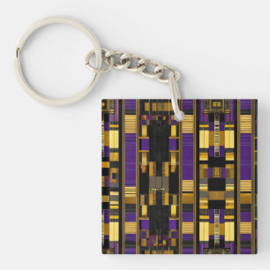 Luxuriöse afrikanische Karibik Erbe Multicolor Schlüsselanhänger