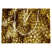 Luxuriöse Ananas Große Geschenktüte (Vorderseite)