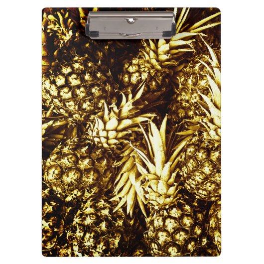 Luxuriöse Ananas Klemmbrett (Vorderseite)