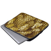 Luxuriöse Ananas Laptopschutzhülle (Vorne Knopf)