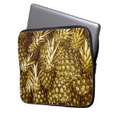 Luxuriöse Ananas Laptopschutzhülle (Vorderseite Links)