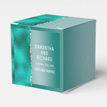 Luxuriöse Aquamarin Türkis Silber Glitzer