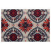 Luxuriöse Aquamarine "Cosmic Interlock" Linen Text Stoff (Yard (91,4 cm))