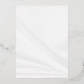 Luxuriöse arabische und englische Elegante muslimi Folieneinladung (Rückseite)