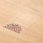 Luxuriöse ästhetische Mandala Wedding Acryleinladungen (Ablage )