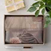 Luxuriöse ätherische Beauty & Baroque Style Floral Seidenpapier (Geschenk)