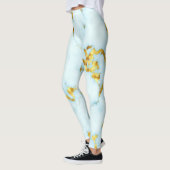 Luxuriöse Azure Gilded Pottery Keramik Art Leggings (Links)