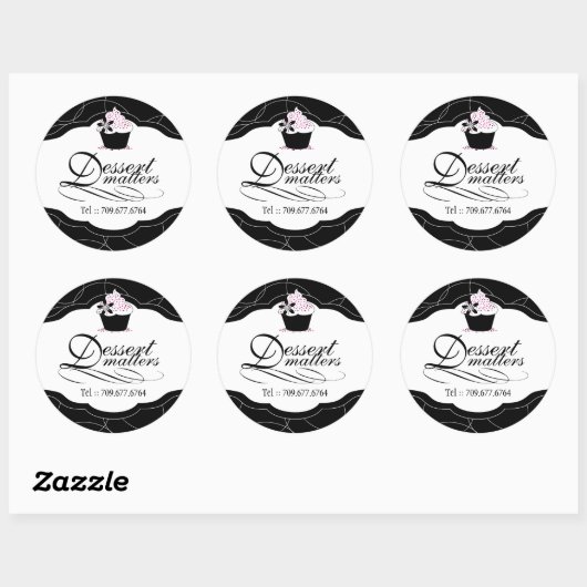 Luxuriöse Bäckerei Labels | Aufkleber (Blatt)