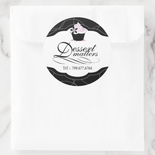 Luxuriöse Bäckerei Labels | Aufkleber (Tasche)