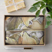 Luxuriöse Big Watercolor Sonnenblumenkollektion Seidenpapier (Geschenk)