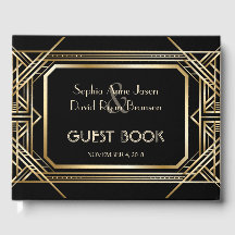 Luxuriöse Black and Gold Große Hochzeit