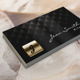 Luxuriöse Black & Gold Pilot/Aviator Business Card Visitenkarte
