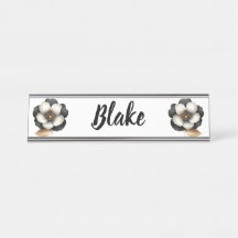 Luxuriöse Black Ivory Floral Name