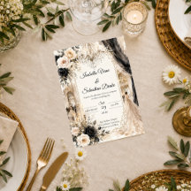 Luxuriöse Black-Tie-Eleganz-Hochzeit