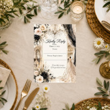 Luxuriöse Black-Tie-Eleganz-Hochzeit