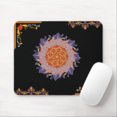 Luxuriöse Blumenmousepad Mousepad (Mit Mouse)