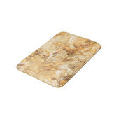 Luxuriöse Braun-Gold Aquarelle Kunst Badematte (Schrägansicht)