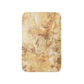 Luxuriöse Braun-Gold Aquarelle Kunst Badematte (Vorderseite Vertikal)